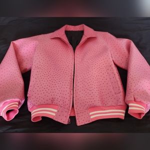 Custom-made Ostrich skin jacket